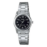 Relógio Casio Feminino Prata Ltp-v001d-1budf