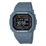 Relógio Casio G-shock Digital Tracker Para Homens Dw-h56002- Ts Cor Da Pulseira: Azul, Moldura, Cor De Fundo Azul, Preto