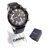 Relógio Casio Masculino Couro Edifice Efv-620l-1avudf