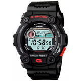 Relogio Casio Masculino G-shock G79001dr Cor Da Correia Preto Cor Do Bisel Preto Cor Do Fundo Cinza