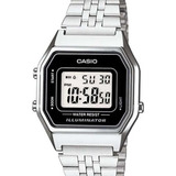 Relógio Casio Unissex Vintage La680wa Prata Digital