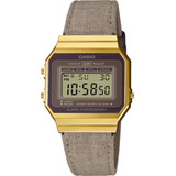 Relógio Casio Vintage Feminino Pulseira Nylon A700wegl-5aef