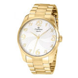 Relógio Champion Feminino Dourado Grande Oferta Garantia 