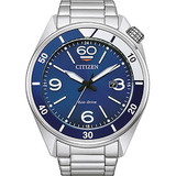 Relógio Citizen Masculino Prata Eco Drive Premium Tz31847