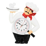 Relógio De Parede 30 Cm Mestre Cuca Cozinha Gourmet Retrô