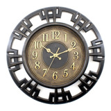 Relógio De Parede 40cm Antigo Vintage Retrô 3d Vazado