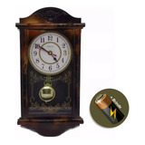 Relógio De Parede Antiguidade Com Pendulo Vintage Retrô