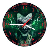 Relógio De Parede Coringa Joker Geek Nerd Colecionador Gg