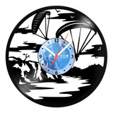 Relógio De Parede Disco Vinil Esportes Parapente - Ves-022