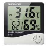 Relogio De Parede E Mesa Termômetro Lcd Digital Temperatura