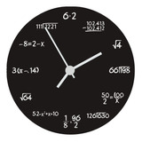 Relógio De Parede Matemático Grande Vintage Antigo