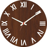 Relógio De Parede Números Romanos Grande 40cm Cozinha Sala