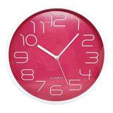 Relógio De Parede Redondo 30cm Vermelho Yjh15581 - Yn Clock