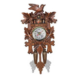 Relógio De Parede Retrô Vintage Wood Cuckoo, 1 Suspensão Diy