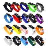 Relógio De Pulseira Led Para Desenhos Animados Para Crianças, 20 Peças