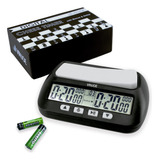 Relógio De Xadrez Vinjoe Digital Chess Timer Portátil Com Ba