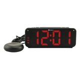 Relógio Despertador Digital Herweg 2987-034 Alarme Vibratóri