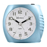 Relógio Despertador Herweg Analógico Azul Metálico 2586-069
