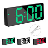 Relógio Digital De Mesa Parede Led Data Alarme Despertador