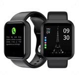 Relógio Digital Smartwatch D20 Preto Unissex Todos Celulares