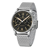 Relógio Estilo Militar Pagani Cronógrafo Seiko Vk64 Original