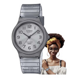 Relógio Feminino Casio Esportivo Analógico Cinza Mq-24s-8bdf