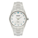 Relógio Feminino Orient Prata Crystal Blue Fbss0055 Sasx 