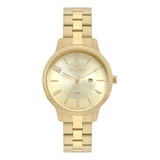 Relógio Feminino Technos Dress Dourado Loja De Fábrica