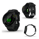 Relógio Garmin Forerunner 55 Preto, Pulseira Black