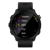 Relógio Garmin Forerunner 55 Preto, Pulseira Black