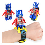 Relógio Infantil 3d Transformers Optimum Bumblebee Da Feras