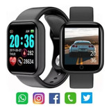 Relógio Inteligente Digital Smartwatch D20- Unissex Preto
