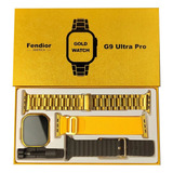 Relógio Inteligente G9 Ultra Pro Gold Nfc Smartwatch Bluetoo