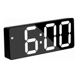 Relógio Led Branco Digital Mesa Despertador Alarme Gh0712l