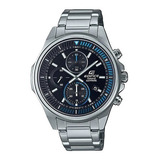 Relógio Masculino Casio Original Edifice Slim Prova D´agua Cor Da Correia Prata