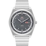 Relógio Masculino Orient Automático Prata Com Data Antigo+nf