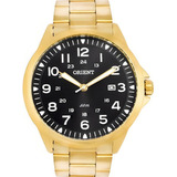 Relógio Masculino Orient De Pulso Dourado Original Clássico