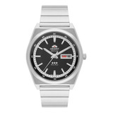 Relógio Masculino Orient Prata Automático 3 Estrelas Antigo