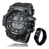 Relógio Masculino Sport Shock Prova D´água Original + Brinde