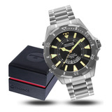 Relógio Masculino Technos Anadigi Skydiver Titanium Original