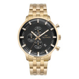 Relógio Masculino Technos Cronógrafo Js15enq/1p Dourado
