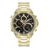 Relógio Masculino Technos Digiana Dourado W23721aaa/1p