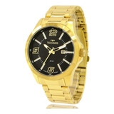 Relógio Masculino Technos Dourado Analógico 2115mwps1p