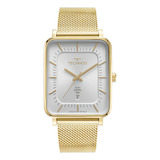 Relógio Masculino Technos Slim Social Dourado Gm10yr/1k