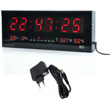 Relógio Mesa Led Digital Termômetro Despertador Data Parede