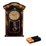 Relógio Modelo Antigo De Parede Com Pêndulo Retrô