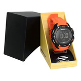 Relogio Mormaii Masculino Digital Mo9671 Laranja Preto 100m