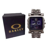 Relógio Oakley Tank Minute Machine - Fundo Azul