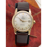 Relógio Omega Automático Ouro 18k Plaquê Seamaster Luxo*