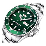Relógio Orient Automático Submariner F49ss027 Verde